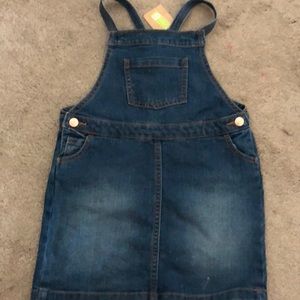 5T Denim Overall Dress